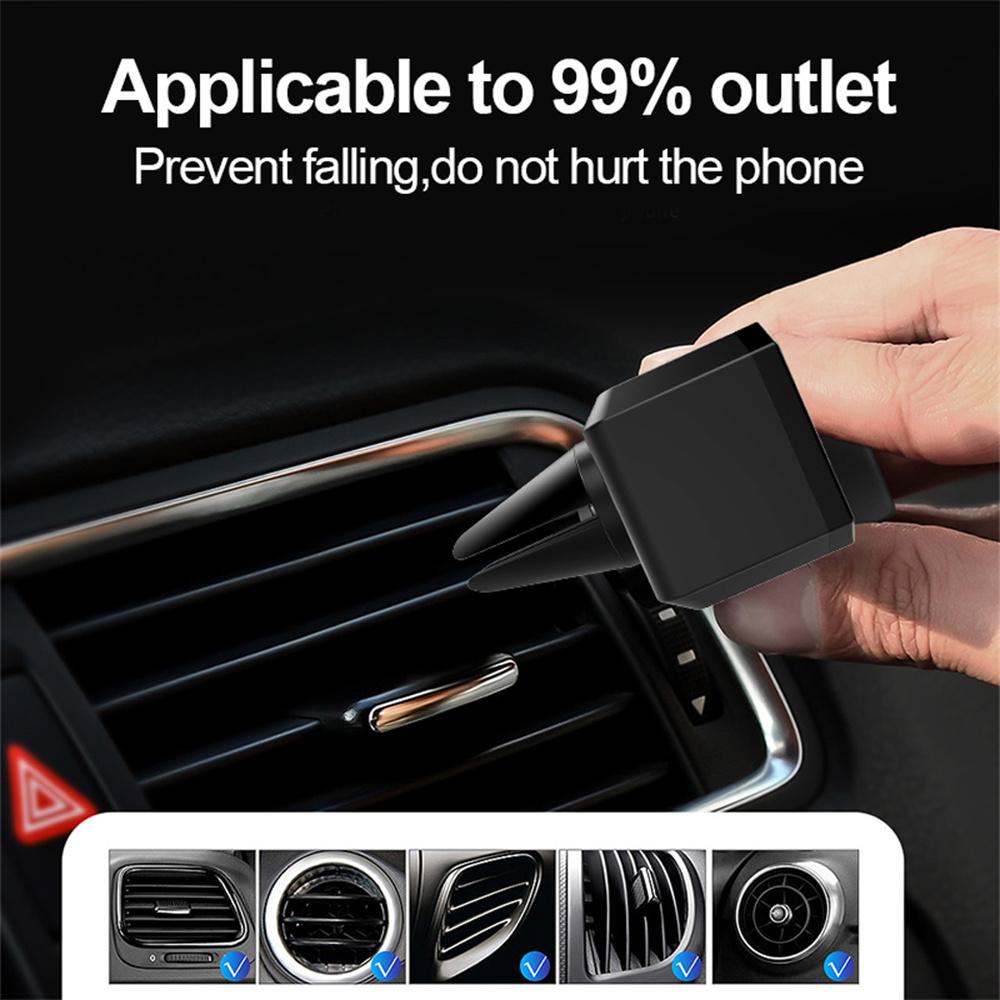 Xiaomi 360° Rotation Car Phone Holder Car Air Vent Clip Mount Stand For iPhone Samsung Xiaomi Universal GPS Navigation Smartphone Stand