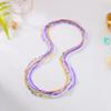 5 Stück/Set Boho Bunte Reiskörner Taillenketten Für Frauen Sommer Strand Bikini Elastischer Bauchgürtel Taillenband Y2K Schmuck Geschenk