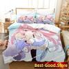 Top Anime Nyatasha Nyanners Bedding Set Printed Bed Set With Pillowcase Bed Duvet Cover Soft Single Double Queen Super King Size