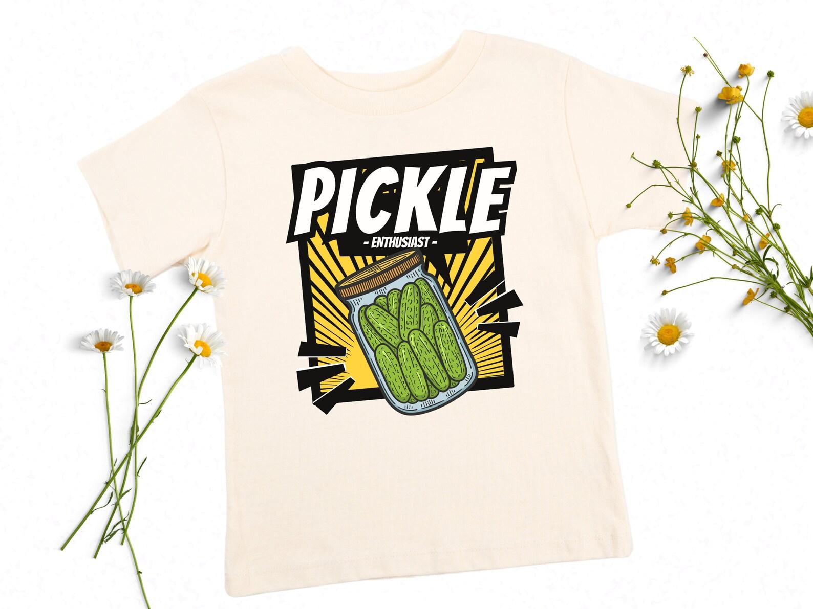 Funny Pickle Enthusiast Kids T-Shirt, Anime Manga Style 100