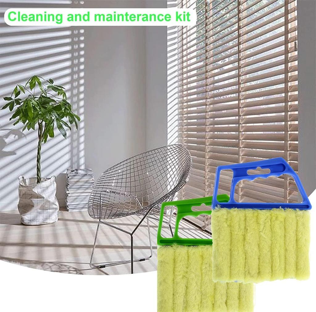 1/2 Pcs Blind Cleaner Held Blind Duster for Wood Dlinds Mini Duster Brush Blind Dust Cleaner Venetian Shades Brush Window