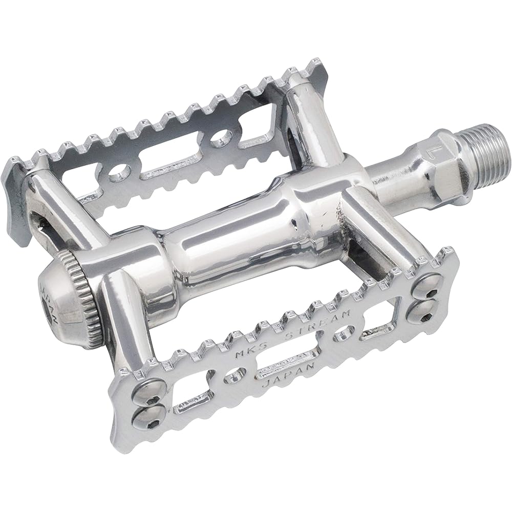 MKS Sylvan Stream Next Bicycle Pedals Silver Lightweight Durable Design