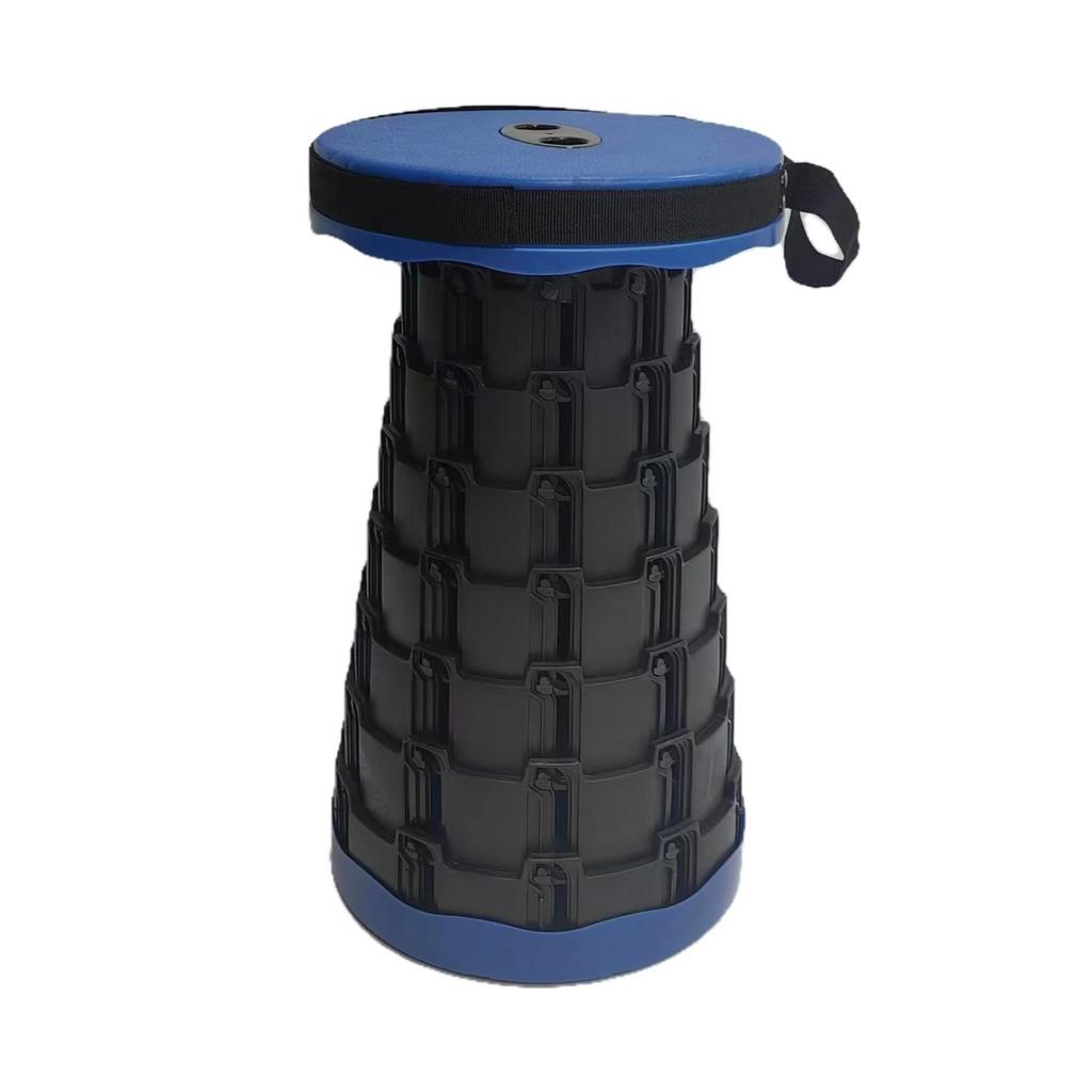 Adjustable Telescopic Portable Folding Stool for Outdoor Travel & Camping