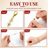 20PCS Gold & Silver Magnetic Clasps for Necklaces & Bracelets, Jewelry Closures by Buelkmag