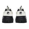New FILA HIKE Low Top Chunky Sneakers Women's Black White F12W144132FWA