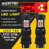 2X  RED 3157 4157 LED Brake Tail Turn Signal Back Up Reverse Light Bulb A
