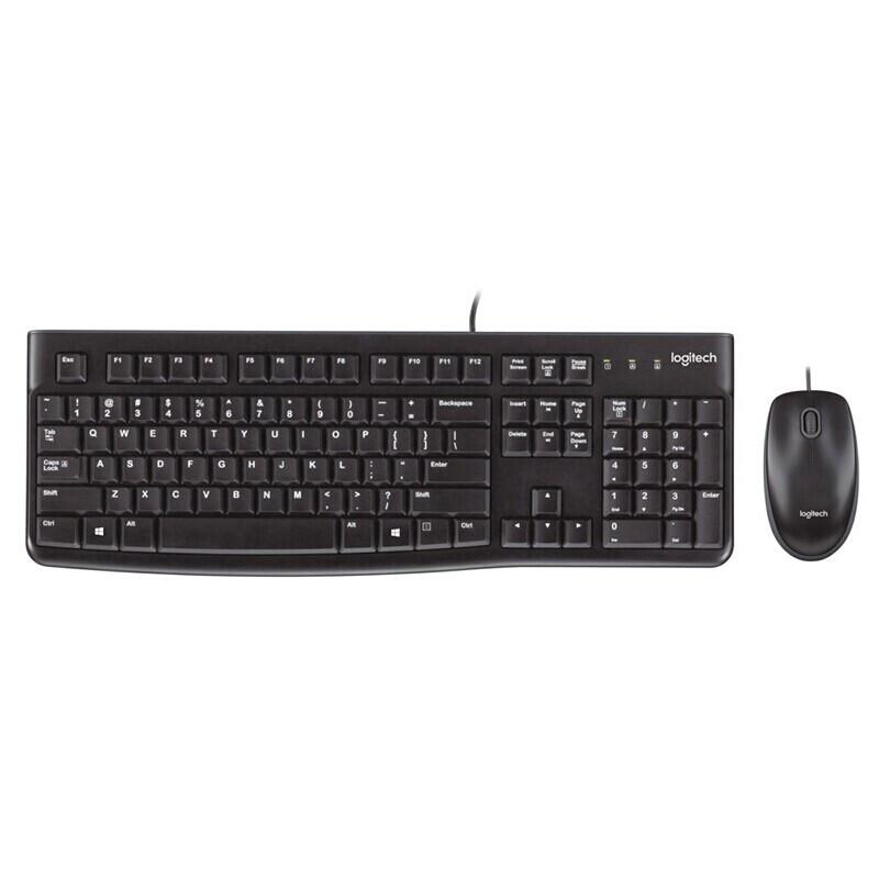 

Logitech MK120 Wired Keyboard and Mouse Combo