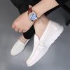 Leather luxury Penny Men's Loafers and Slip-ons Casual Shoes Hollow Out Man Moccasins Summer Slip-On Flats Mens Driving Shoes