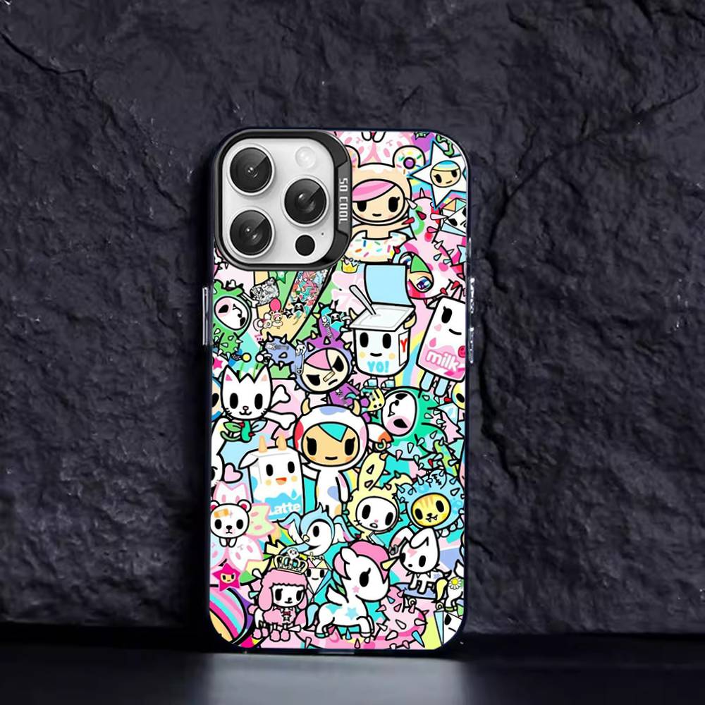

Japan Tokidoki For IPhone 17 16 15 14 13 12 11 Pro Max Plus Matte Color Back Phone Cover iPhone 14 pro