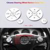 12x For Mercedes Benz W212 W204 W221 X204 Car Steering Wheel Switch Cover Trim