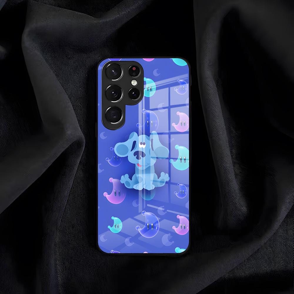Blue's Clues Phone Case For Samsung S26 S25 Edge S24 S23 S22 S21 S20 Ultra Plus FE Glass Cover