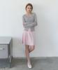 Retera Silky Flare Satin Skirt