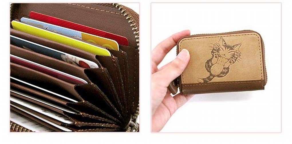 WACHIFIELD Dayan Genuine Leather Card Case Nyan-Q