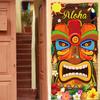 Hawaiian Party Decoration Banner Carnival for Beach Tropical Aloha Party Birthday Carnival Banner Backdrop for Hawaiian Luau