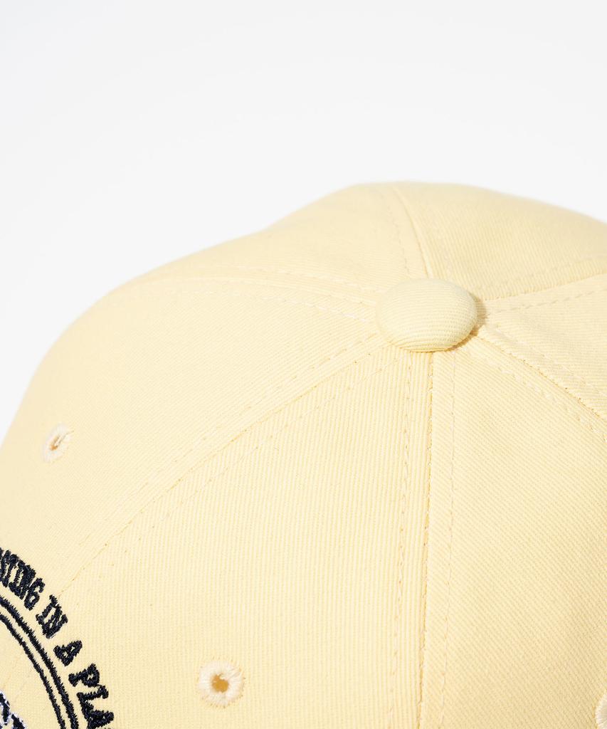 MILLO ARCHIVE Round Solar Ball Cap [Pale Yellow]