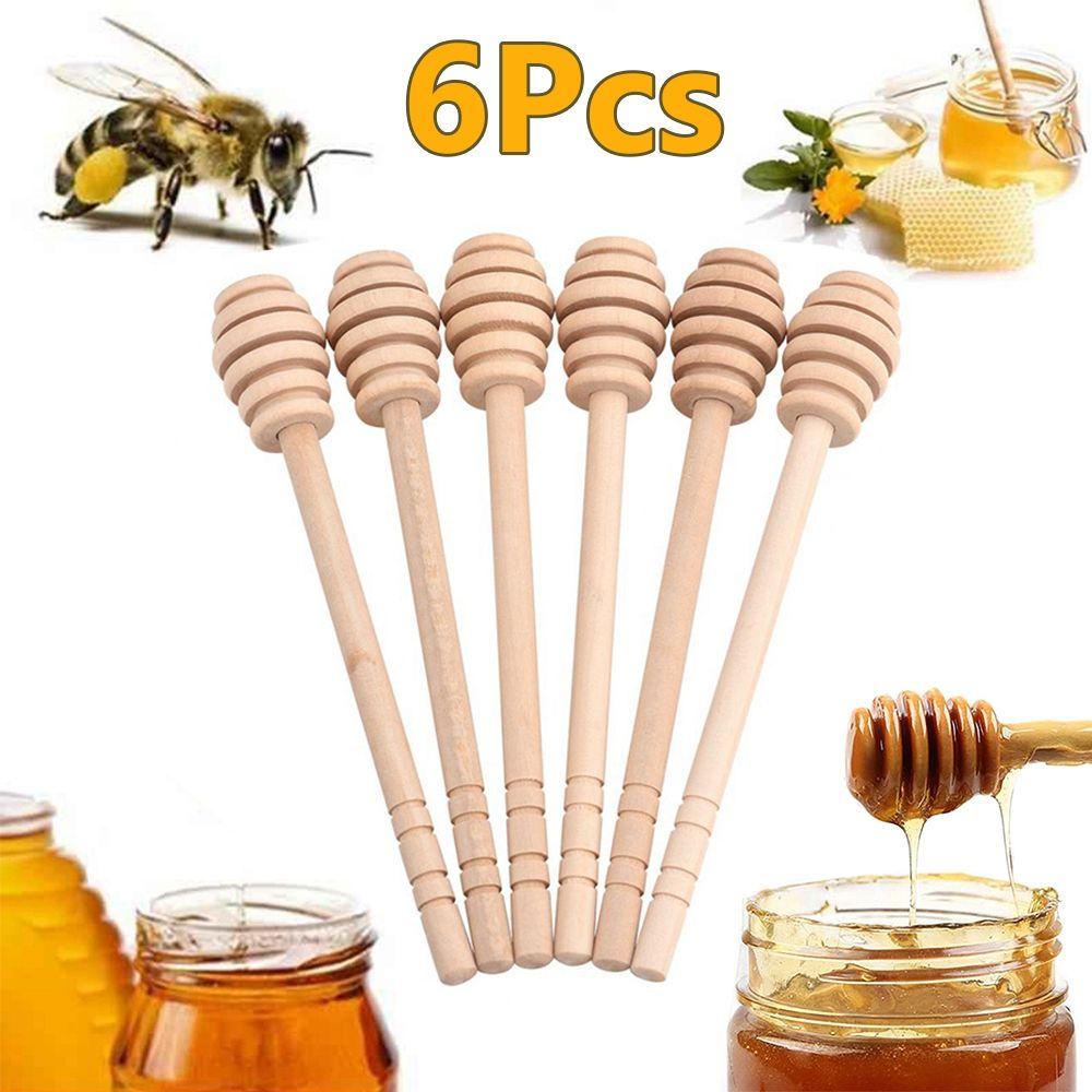 

Handle Honey Jar For Milk Coffee Extractor Honey Dipper Mixing Spoon Honey Stir Stick Kitchen Tools 16cm