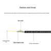 EB-LINK Outdoor Armored SC-ST Single-Mode Duplex Fiber Optic Patch Cable