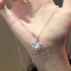 New light luxury versatile ocean heart necklace, high-end design exquisite temperament, give girlfriend friend collarbone chain