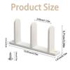 4pcs with Screws Sliding Closet Door Floor Guide Rounded Corner Universal Closet Door Hardware Wear-resistance