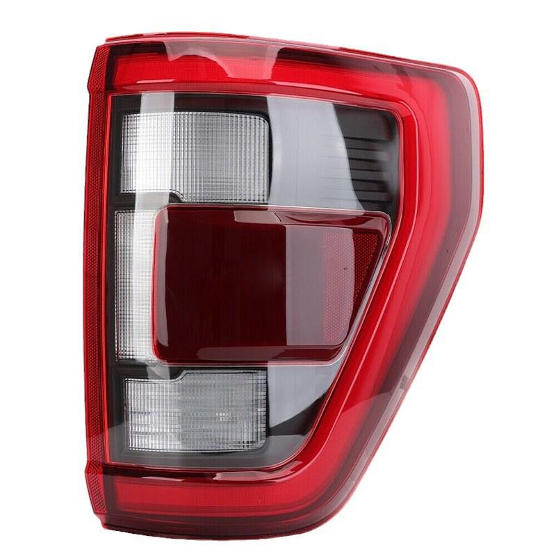 Ford F-150 LED Taillights 2021-2023 with Blind Spot, Black Background