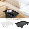 Bedside Storage Tray Clip-On Bedside Shelf Detachable Heavy-Duty Bedside Storage Tray Multifunctional Bedside Shelf Space Saving