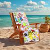 1Pc Super Mario Adventure Beach Towel, Quick Dry, Multi-Use for Beach Pool Gym Yoga Home Travel, Christmas, Halloween, Xmas Gift M928215