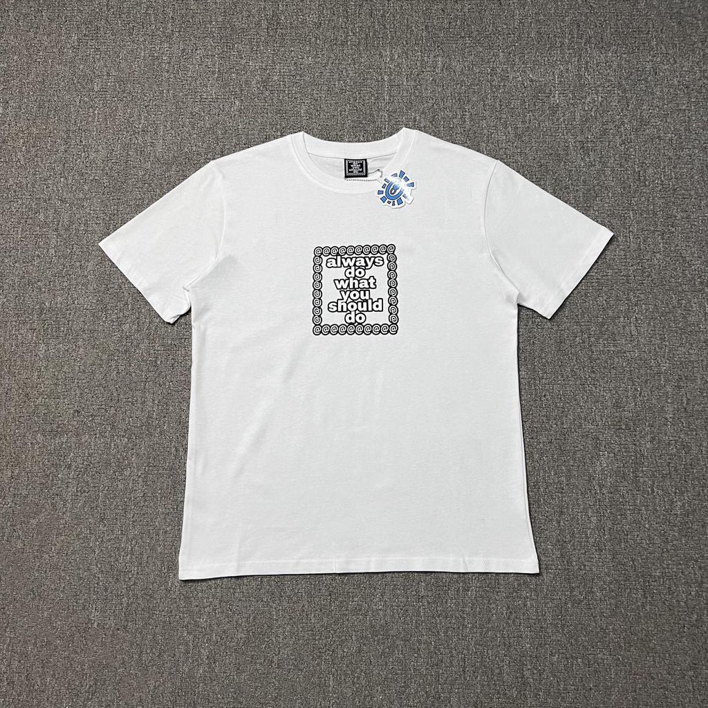 Unisex Casual Loose Fit Printed T-Shirt with Round Neck and Short Sleeves