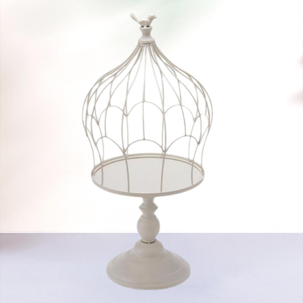 Desktop Iron Birdcage Flower Stand Flower Display Rack for Outdoor Balcony