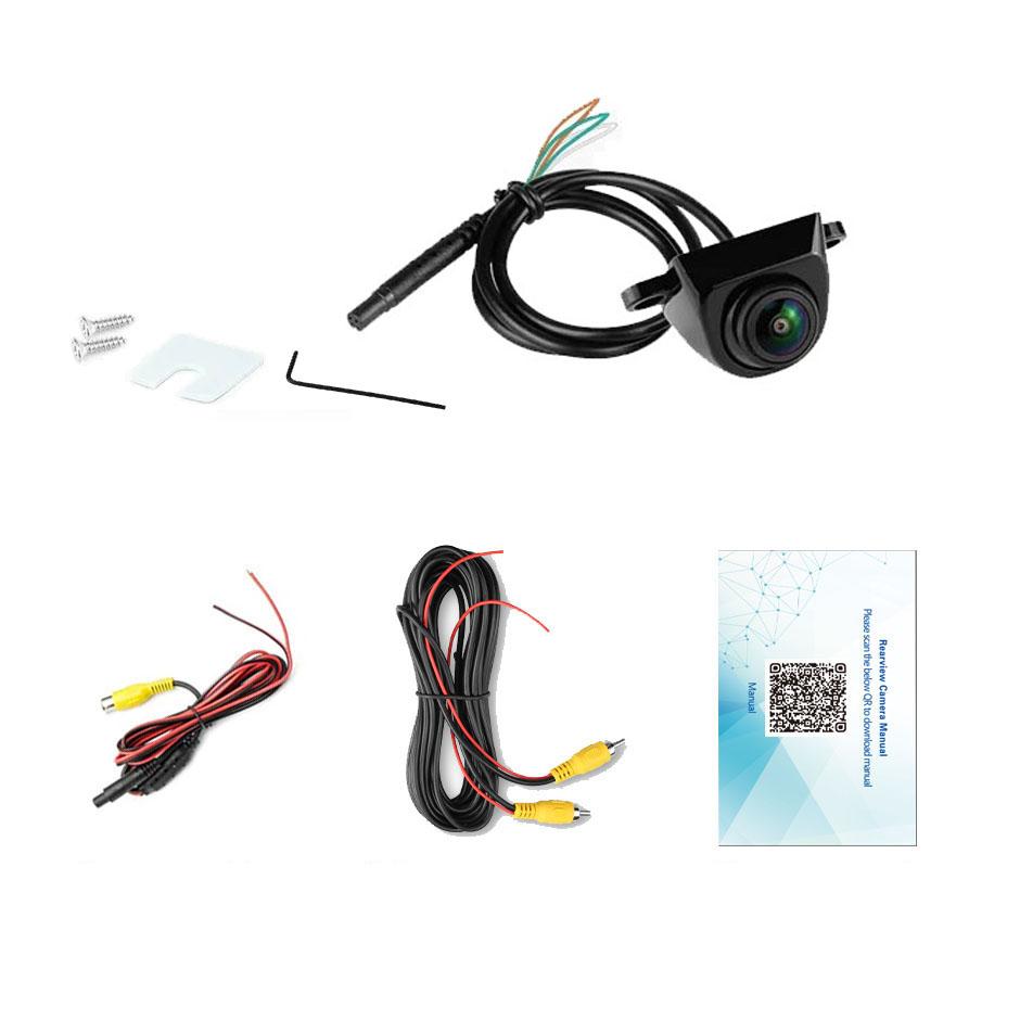 Car Rear View Camera 170 AHD 1080P Fisheye Golden Lens Full HD Night Vision Vehicle Reversing Backup Front Cameras For DVR cam
