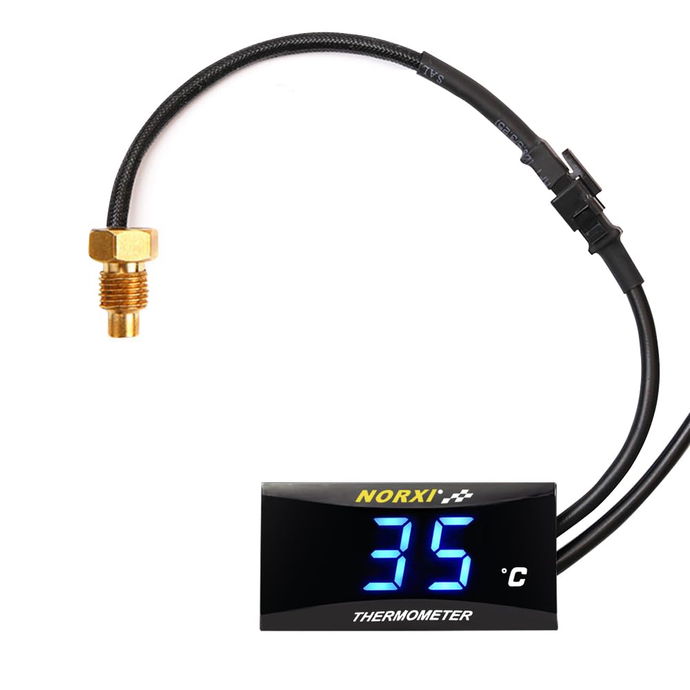 NORXI Ультратонкий Водонепроницаемый Мотоциклетный Универсальный Компактный Функция Предупреждения о Высокой Температуре синий