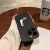 Fun Work Duck Print Angel Eyes Phone Anti-Drop Protective Case, Suitable for iPhone 17, 16, 15, Plus, Pro, Max Series Phones—Can Be Used As a Gift