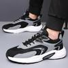 New Men Running Shoes Breathable Air Cushion Sneakers Men Outdoor Lace Up Walking Shoes Non-slip Men Sport Shoes Tenis Masculino