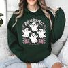 Pas De Boo Ree Cute Ghost Halloween Hoodie Unisex Casual Streetwear Long Sleeve Hooded Sweatshirt Winter Pullovers