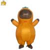 Costume gonfiabile da mascotte capibara: Carino design di ravanello per performance alla festa di Halloween