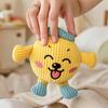Stuffed Animals for Pet Entertainment Squeaky Plush Dog Chew Toy, Cartoon Cat/Dog Shape, Interactive Teeth Playful Doll Pets Grinding And