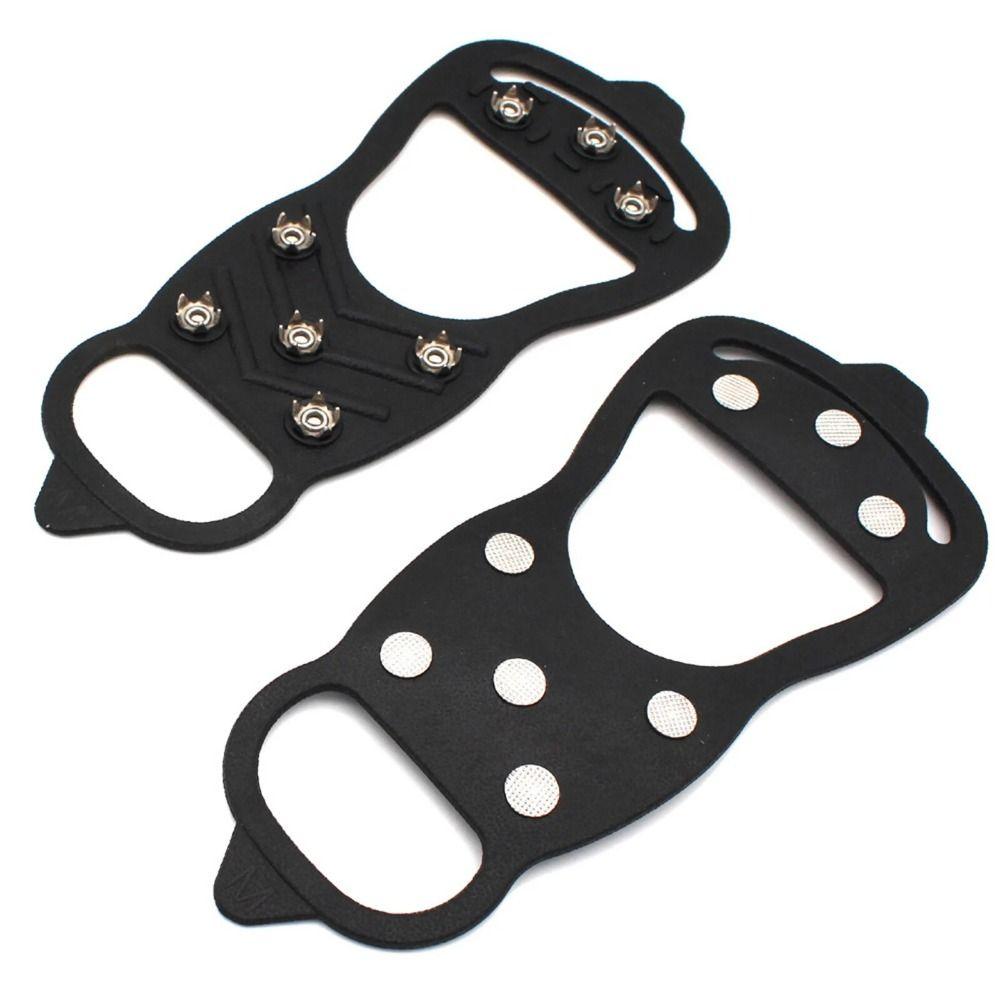 

Anti-Skid 8 Anti-Skid Ice Gripper 8 Studs Grips Cleats Shoe Spikes 8 Tooth Ice Snow Crampons Men M