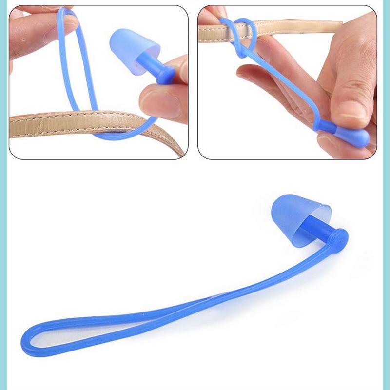 1pair Swimmers Ear Plugs Comfortable Swimming Ear Plugs Silicone Waterproof Reusable Hearing Protection Earbuds 1 Pair With Lanyard