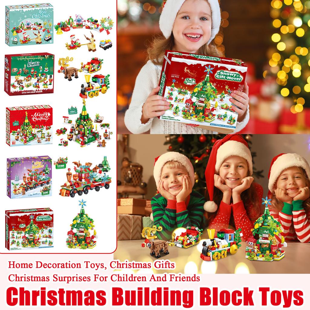 Christmas Building Block Toys, Home Decoration Toys, Christmas Gifts, Christmas Surprises For Children And Friends