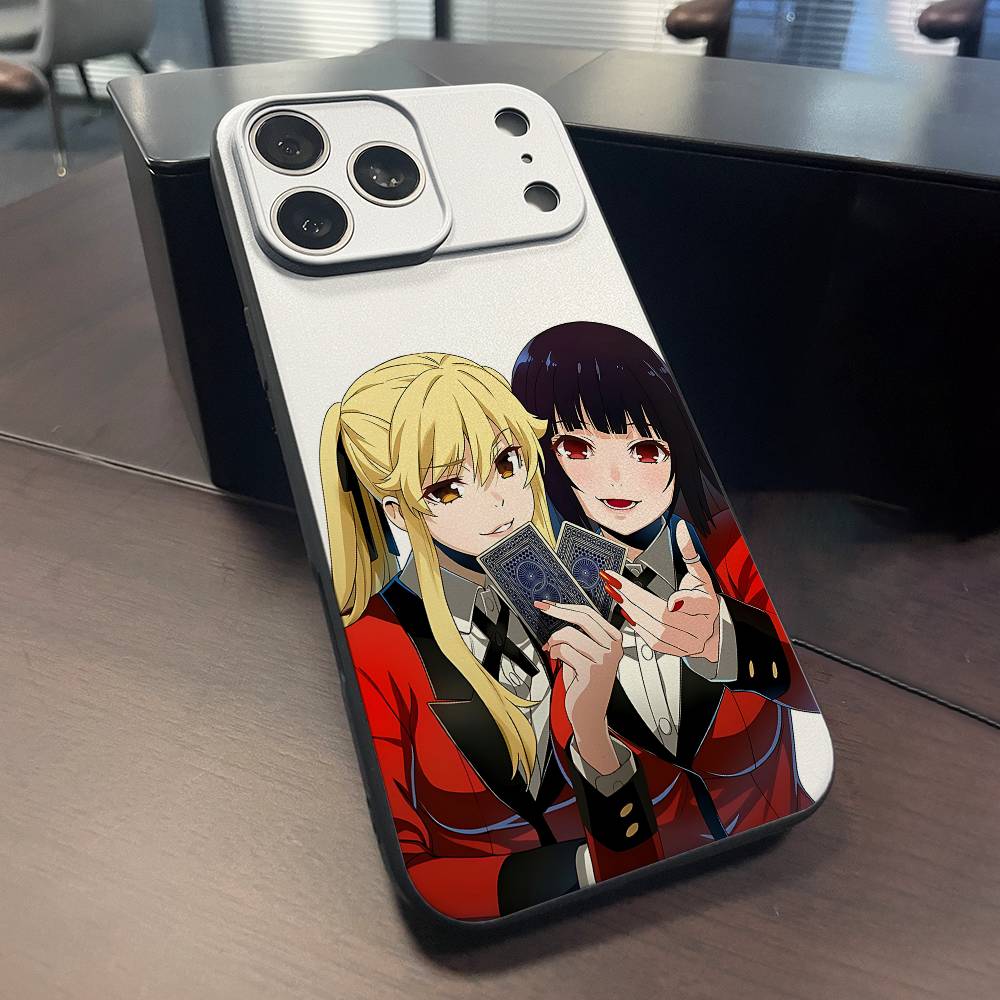 Yumeko Jabami K-Kakegurui Phone Case For iPhone 15,16,12,13,14,11,17,Pro,Max,Plus,E,Air,Mini TPU Cover