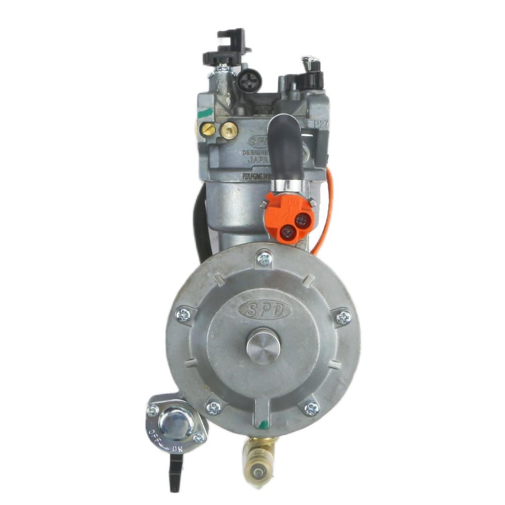 For Honda GX390 GX340 188F LPG CNG 4.5‑5.5KW Petrol Gas Small Engines Generator Dual Fuel Carburetor Manual Choke