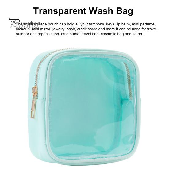 Kulturbeutel Durchsichtige Tasche Klein Kaufe Klare Mini-Make-up