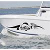 Fish Boat Stickers Decal Vinyl Art Pattern Cruise Body Stickers Waterproof  Sticker