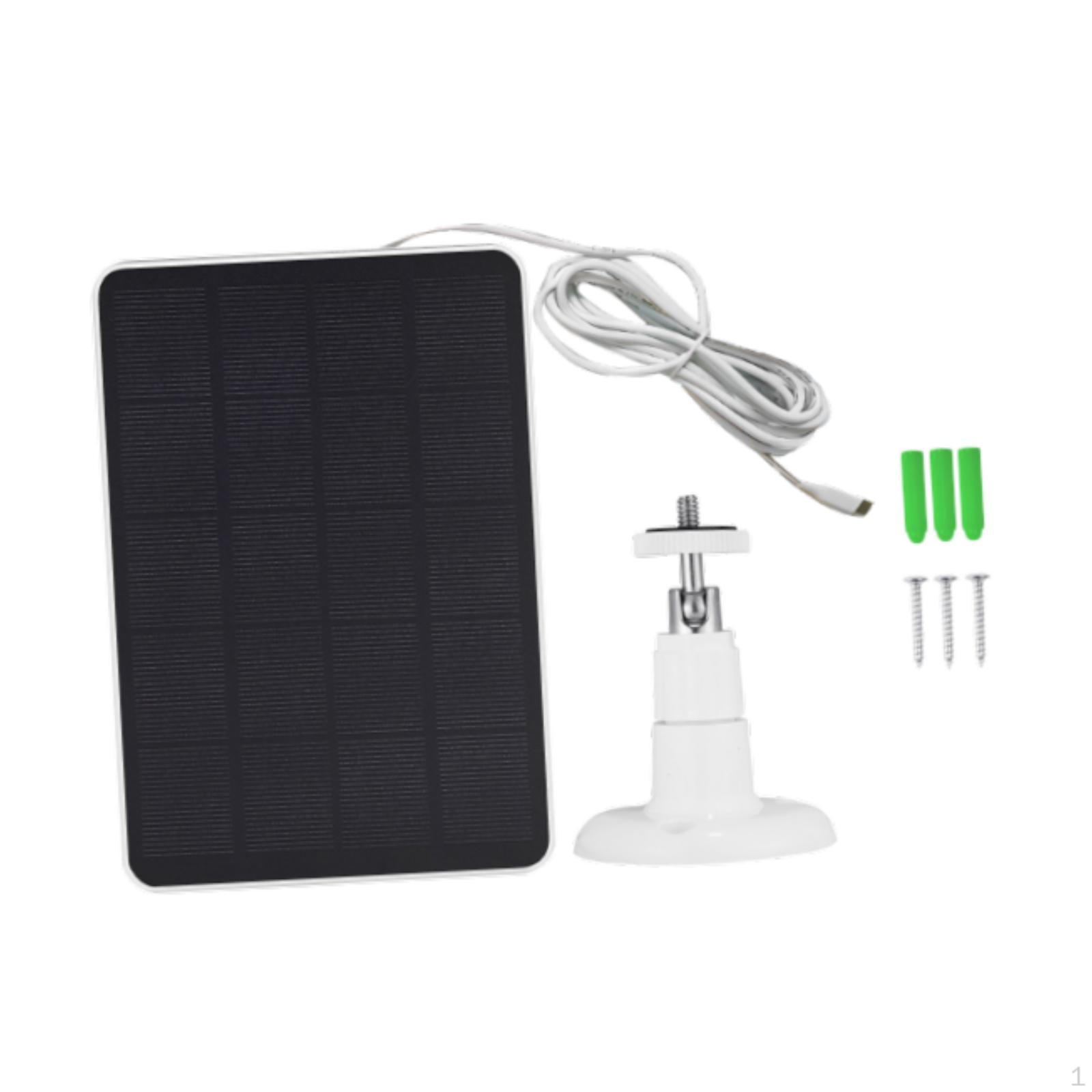 

4 Вт 5 В Солнечная панель Зарядные устройства Аксессуары Простая установка Замена камеры