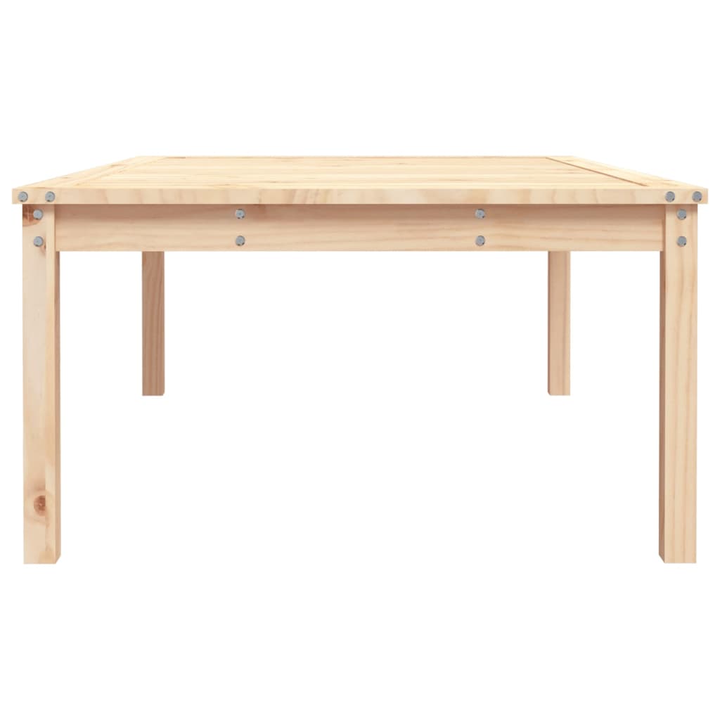 Vidaxl Garden Table, 121X82.5X45 Cm, Solid Pine Wood