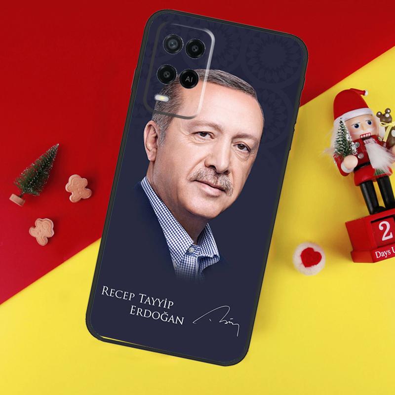 President Turkey Recep Tayyip Erdogan For OPPO A38 A58 A78 A98 A54 A74 A94 A16 A76 A96 A5 A9 A52 A72 A79 A53S A15 A17 A57 Case