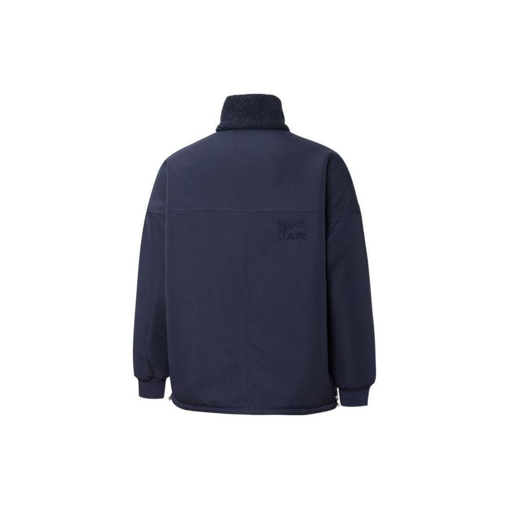 Puma MMQ Reversible Fleece Stand Collar Jacket, Unisex, Blue