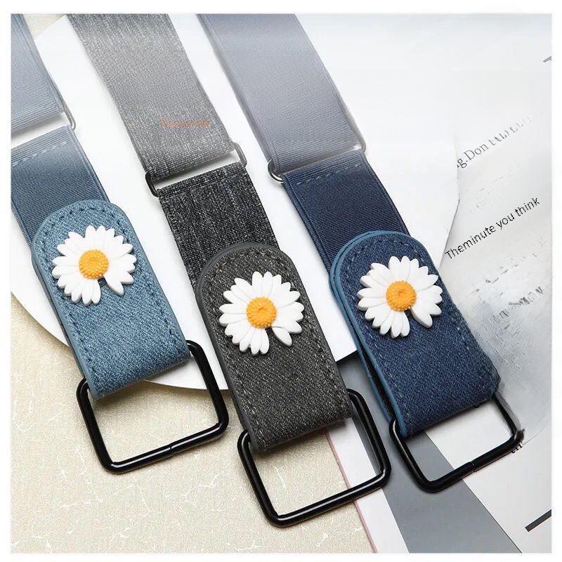 Women's Seamless Elastic Belt for Jeans - Invisible, No-Buckle, Summer Fashion Accessory