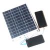 Solar Panel Dual USB Heat-Resistant Quick Charge ABS Good Toughness Solar Plate Outdoor Supplies