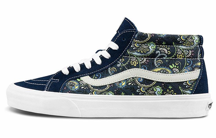 Sk8 Vans-Mid Reissue  Paisley - Dress Blues  VN0A391FITN 35