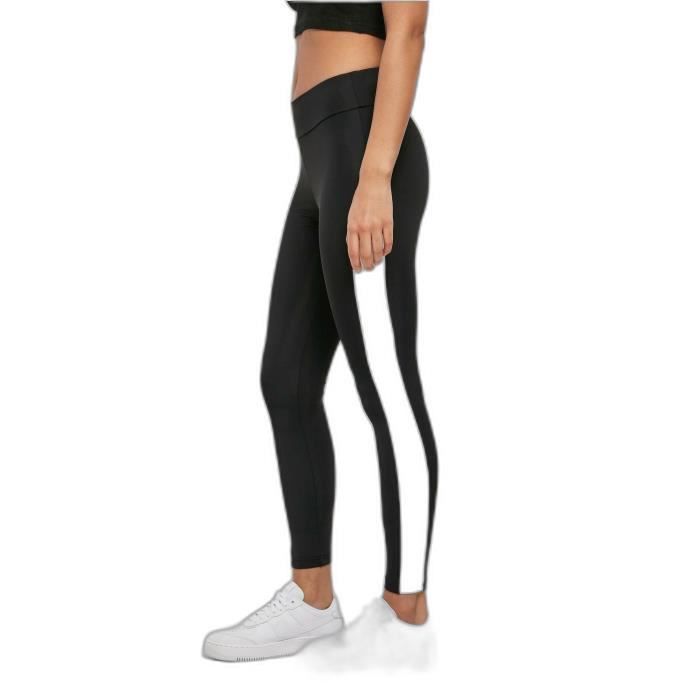 Legging femme - Urban Classics - Color Block - Noir/Blanc - XS - Respirant